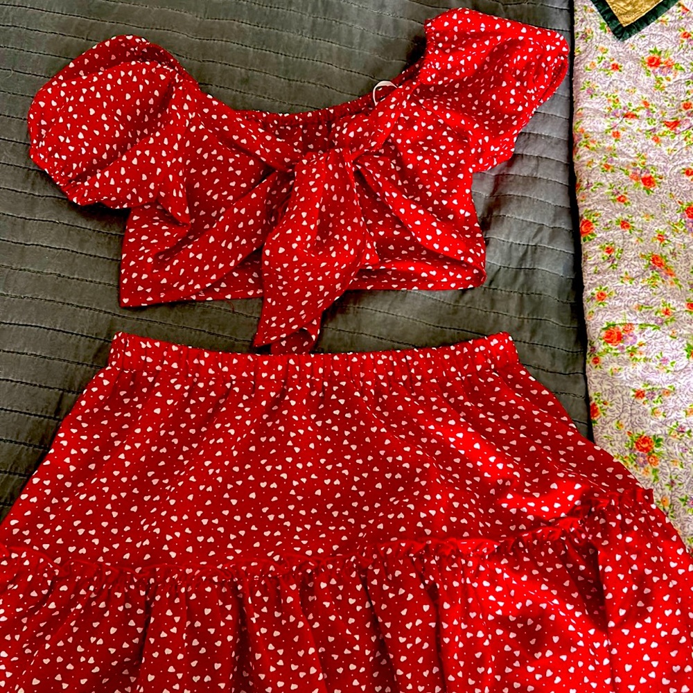 Skirt set !!
